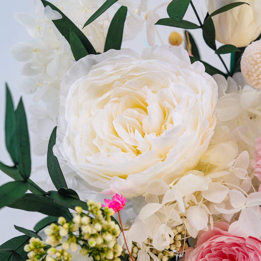 Mixed Rose and Peony Bouquet Starry Roses